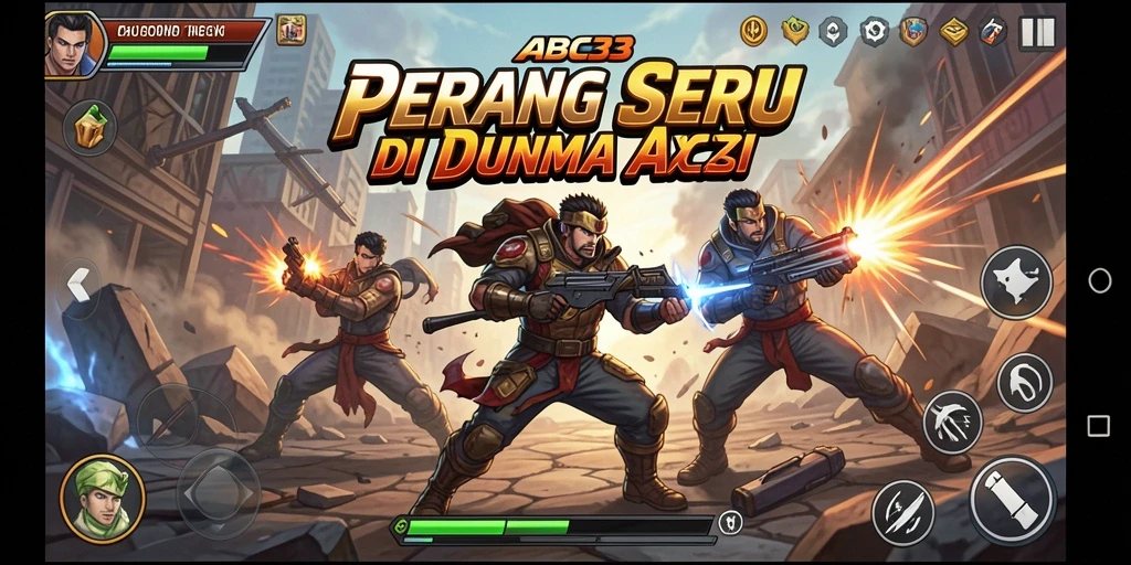 Gameplay Action yang intens dan mendebarkan di ABC33.