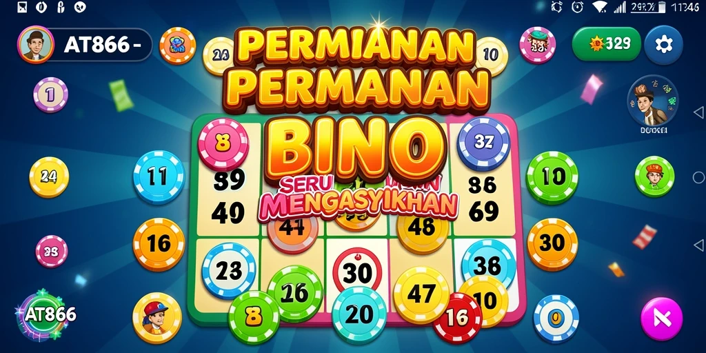 Tampilan gameplay seru AT866 dengan desain Bingo yang menarik.