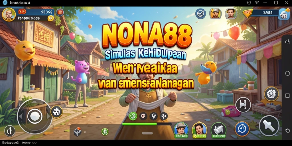 Tampilan gameplay NONA88 dengan berbagai karakter dan skenario yang menarik.