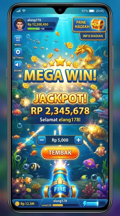 Pengguna dapat dengan mudah menjelajahi berbagai kategori di elang178.